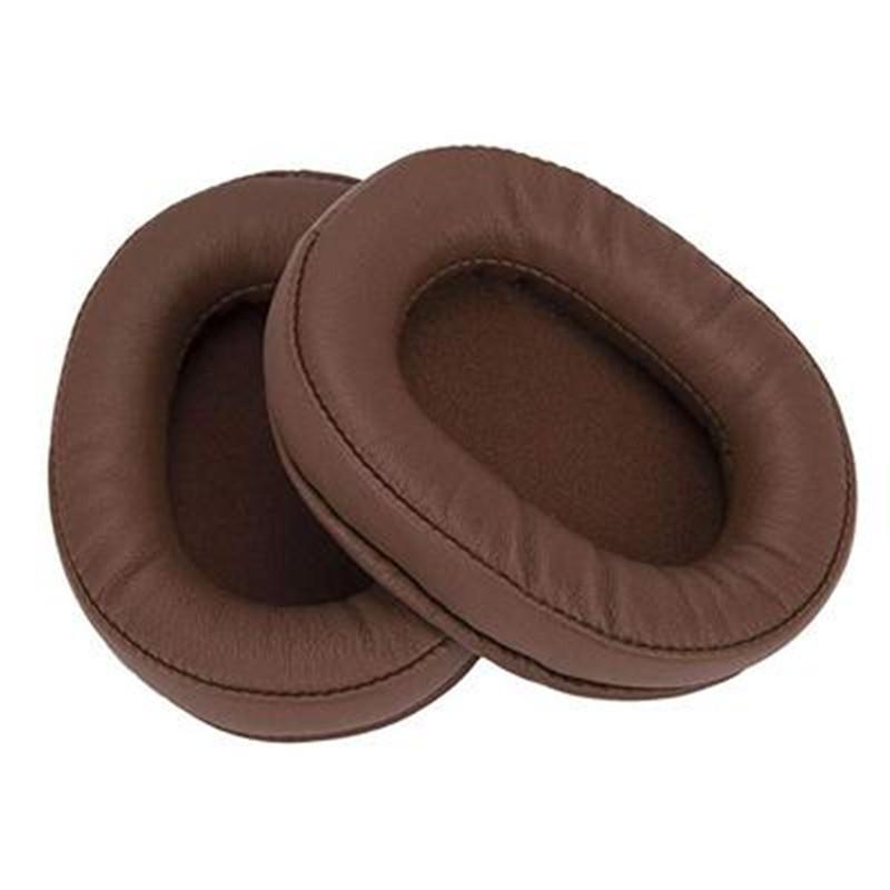 2-Pack Headset Earmuffs For Sony Mdr-7506 / V6 / 900St - Brown Stitching-1915197811440357381
