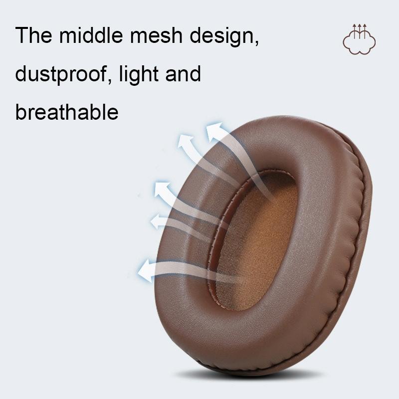 2-Pack Black Headset Earmuffs For Sony Mdr-7506 / V6 / 900St-1915197706092023812