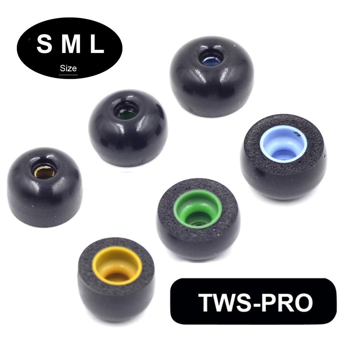 6-Pack Memory Foam Earplugs For Tws Headsets - Medium-1915198102734770177