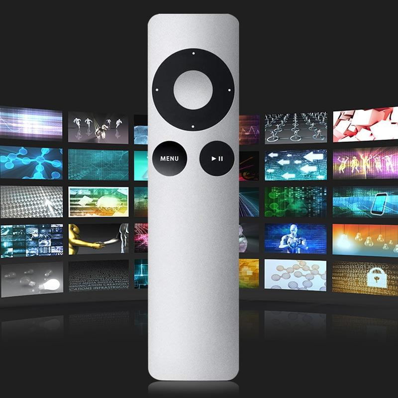 Apple Tv Remote Control For 1 / 2 / 3 - Silver Gray-1924671880825016324