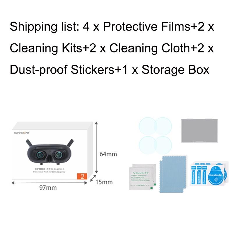 2-Pack Explosion Proof Film Glasses Protector For Dji Goggles 2-1915198315662807045