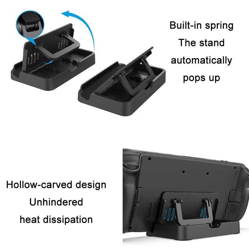Adjustable Folding Stand + Trackpad Sticker Set For Steam Deck-1915197747150065667