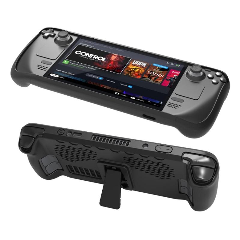 Tpu Case + Touchpad Sticker For Steam Deck Handheld - Compact Protection-1915197507944714240