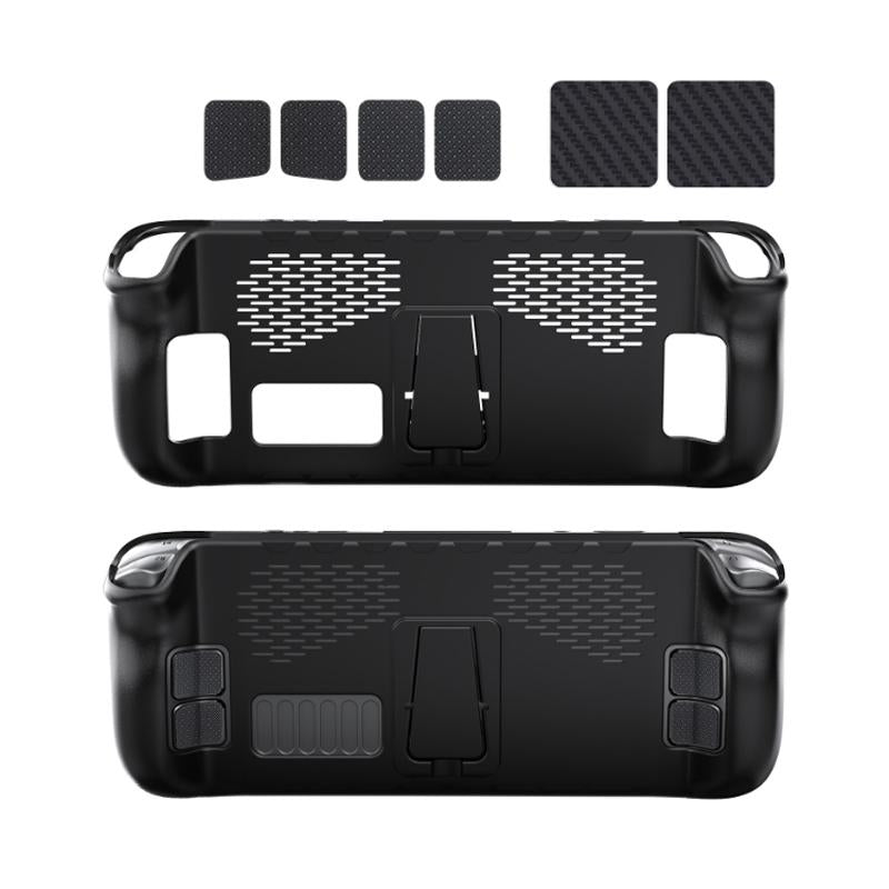 Tpu Case + Touchpad Sticker For Steam Deck Handheld - Compact Protection-1915197507944714241