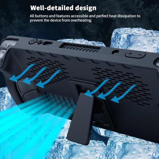 Tpu Case + Touchpad Sticker For Steam Deck Handheld - Compact Protection-1915197507944714242