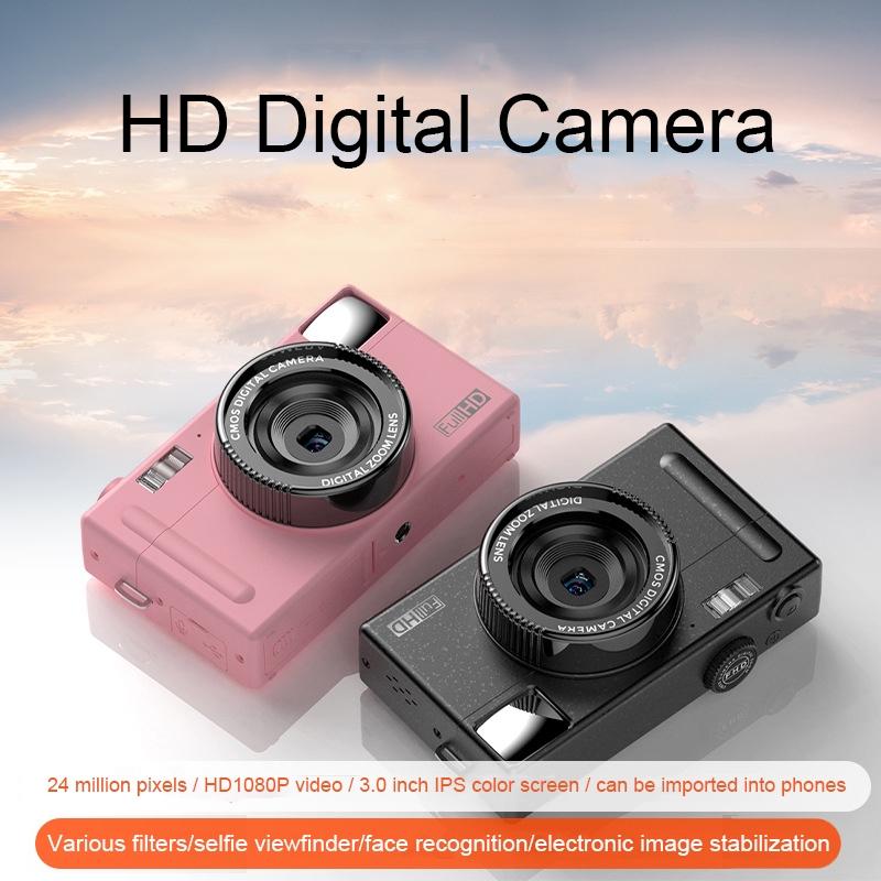 3.0 Hd Children'S Digital Camera With 48Mp And 3 Screen - Black-1915198330602917889