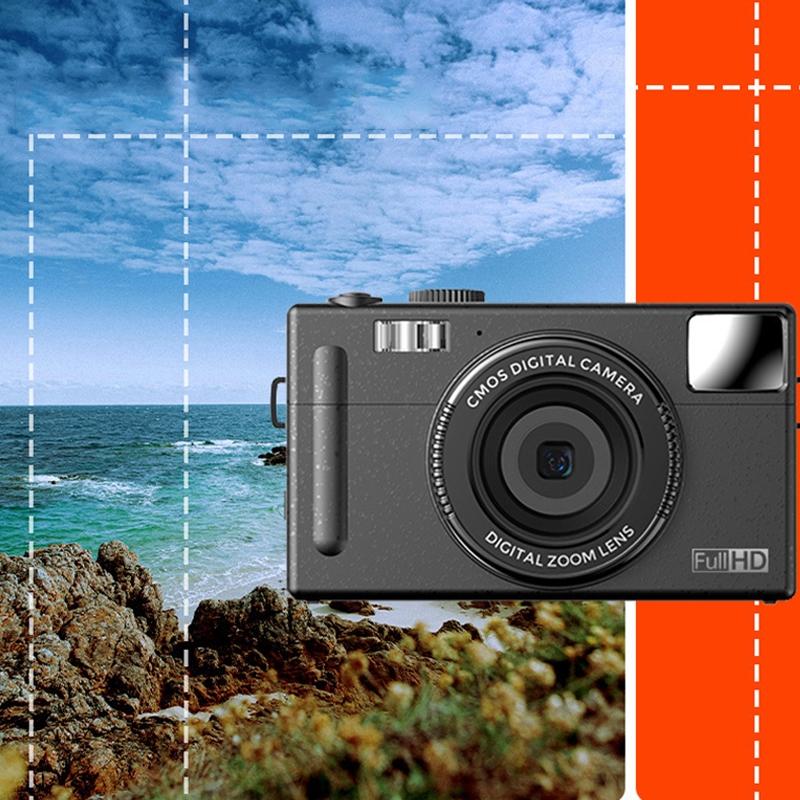 3.0 Hd Children'S Digital Camera With 48Mp & 3 Screen + Card Reader - Black-1915197989756997638