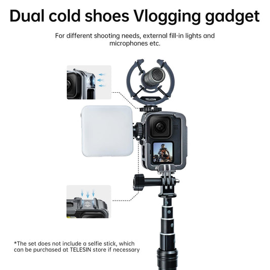 Lightweight Aluminum Frame For Gopro Hero11-1915198305588088834