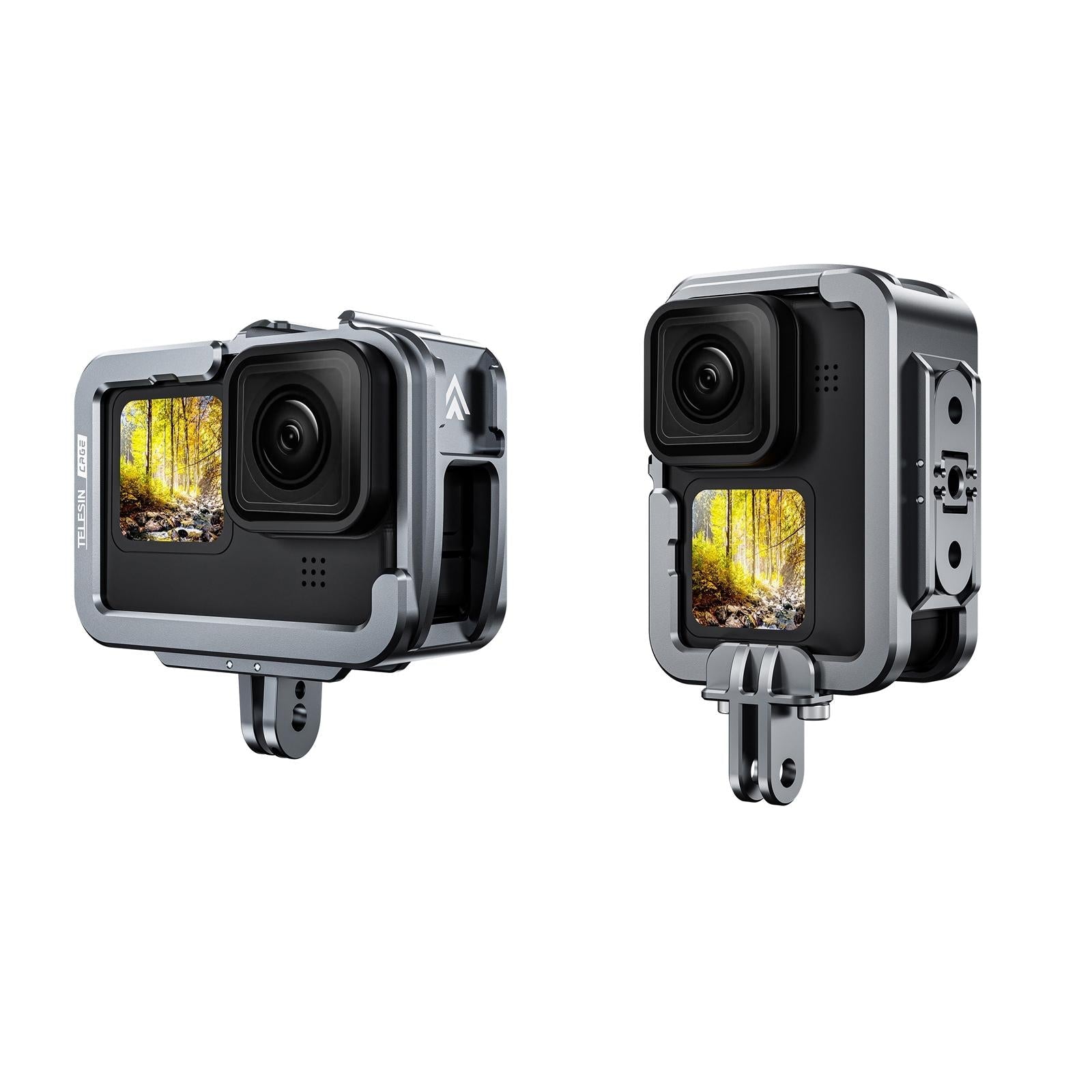 Vertical Shooting Set For Gopro Hero11 / 10 / 9 With Aluminium Alloy Frame-1915198122376695809