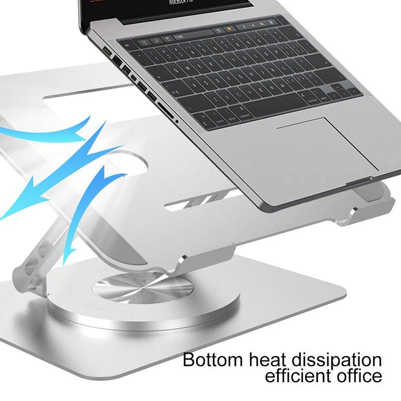 Foldable Rotating Laptop Cooling Stand - Multifunctional-1915197822030974978