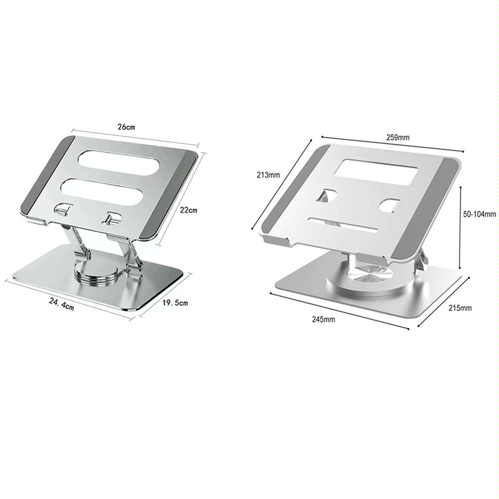 Foldable Rotating Laptop Cooling Stand - Multifunctional-1915197822030974980