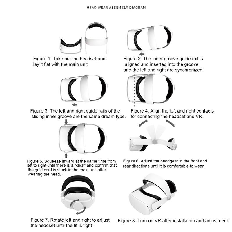 Universal Head Strap For Oculus Quest 2 - Adjustable-1915196852857344008