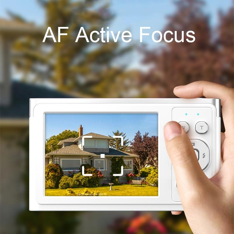 4K 8X Optical Zoom Telescopic Lens Digital Camera With Card Reader & 32G - White-1915197024215633921