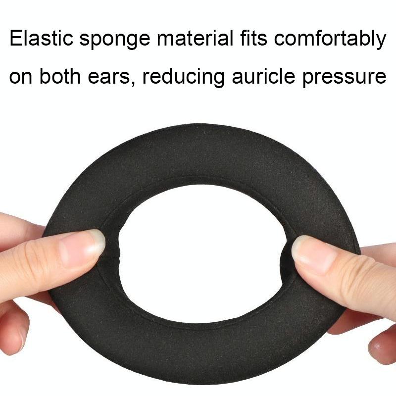 Breathable Leather Headset Cover For Focal Clear Mg Pro - Red Fiber 2 Pack-1922443407565918210