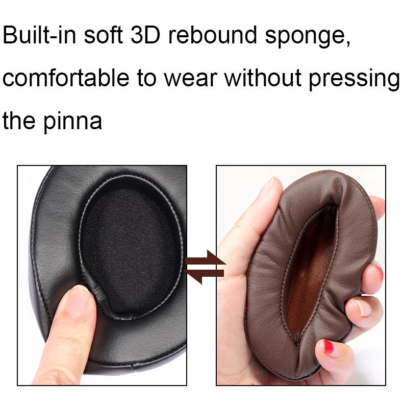 Soft And Breathable Headset Covers For Edifier W855Bt - Black-1915198296947822594