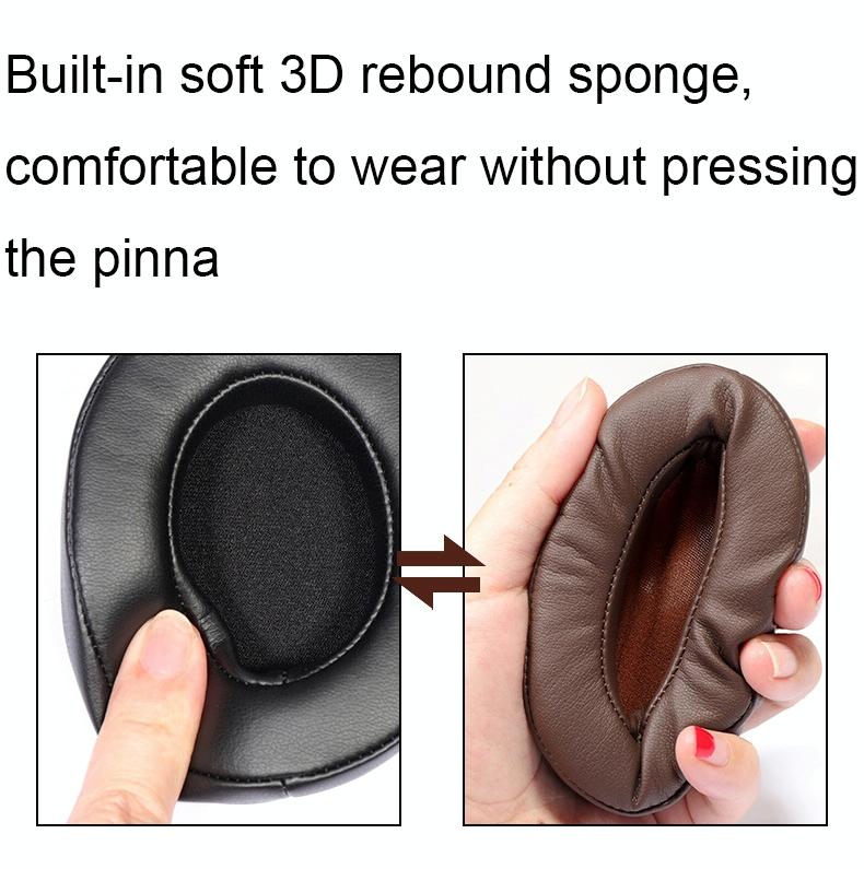 Soft And Breathable Headset Covers For Edifier W855Bt - Brown Protein 2 Pack-1915198117762961410