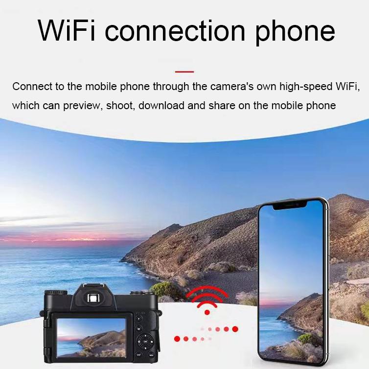 Retro Foldable 48Mp 4K Hd Digital Camera - Simple Version-1915196924370227205