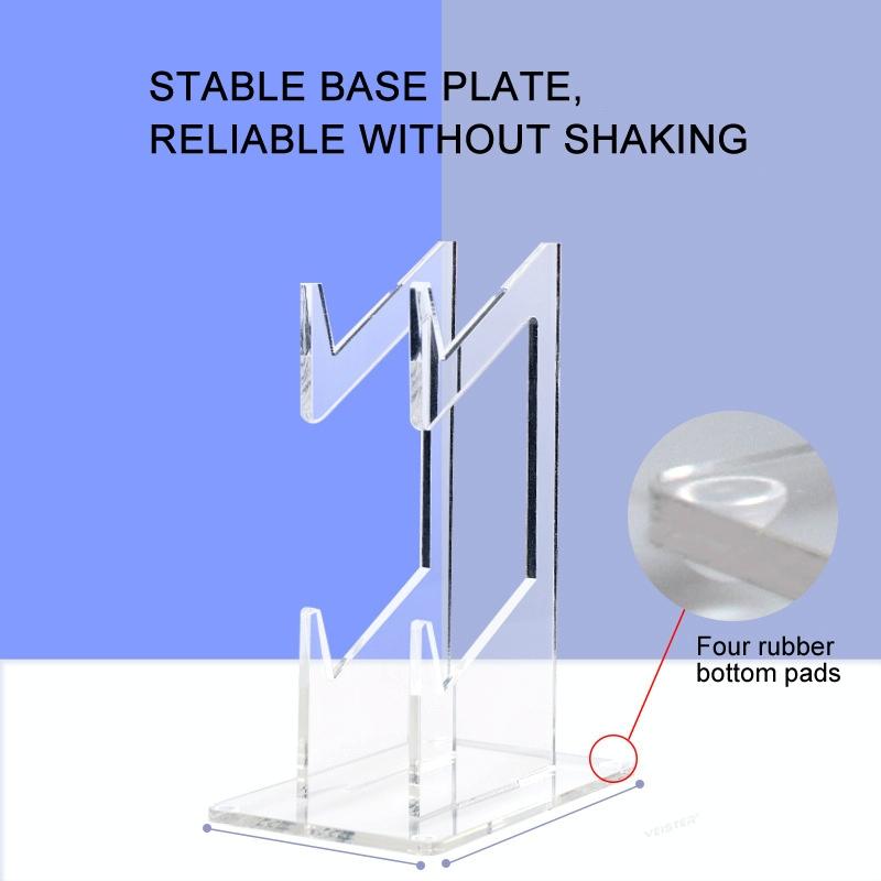 Transparent Acrylic Double Layer Game Handle Storage Bracket For Ps4 / Ps5 / Ps3-1915196860662943747