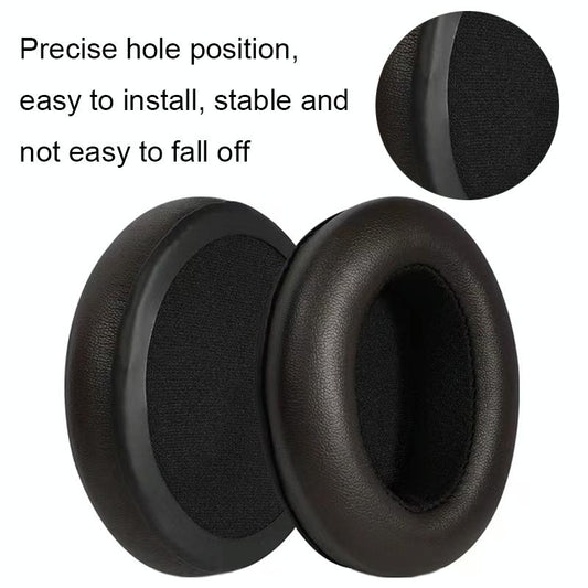Soft Black Lambskin Headset Sponge Cover For Sennheiser Momentum - 2 Pack-1915197989622779906