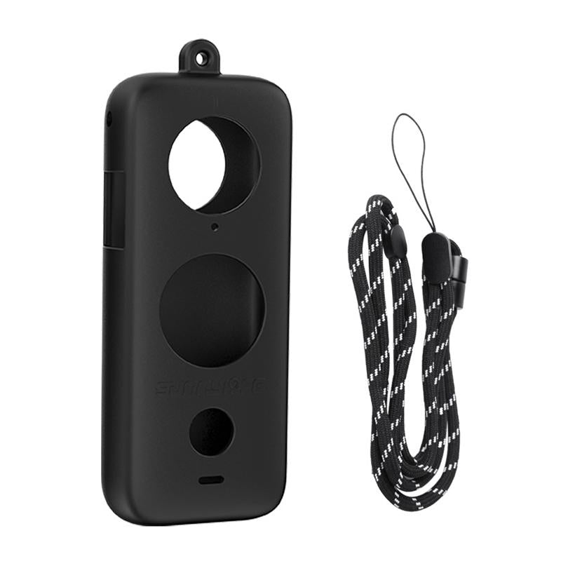 Silicone Protective Case With Lanyard For Insta360 One X2-1915197991027871751