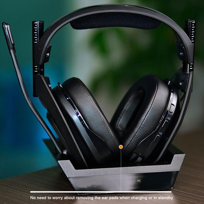 Logitech A50 Gen4 Headset Replacement Earmuffs - 2Pcs Protein Leather-1922443392319623173