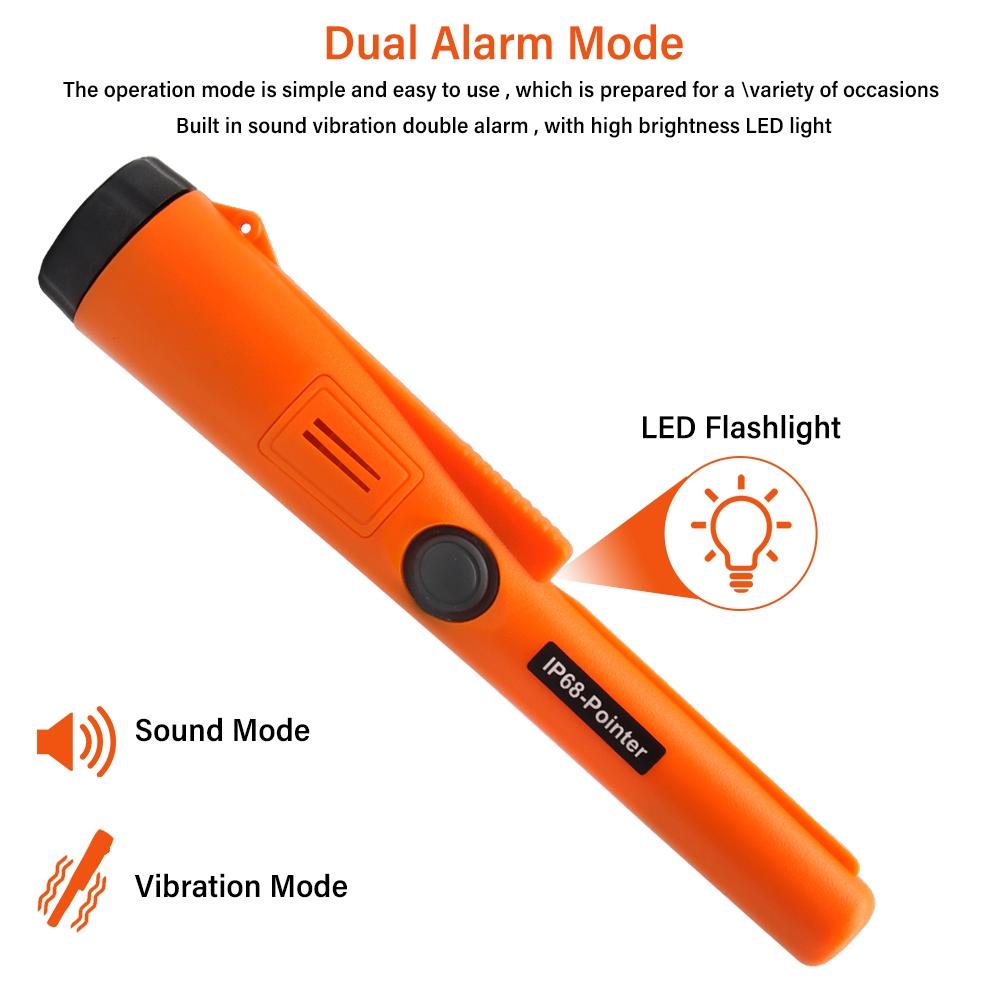 Waterproof Handheld Metal Detector With Positioning Stick - Ip68-1915197519818788867