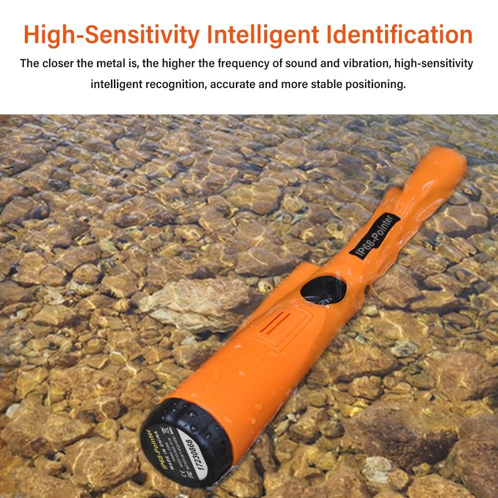 Waterproof Handheld Metal Detector With Positioning Stick - Ip68-1915197519818788869