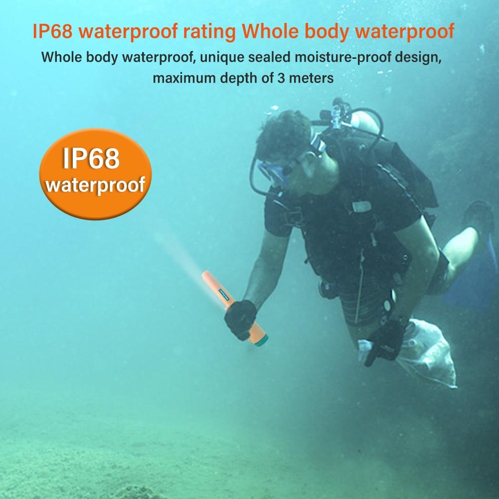Waterproof Handheld Metal Detector With Positioning Stick - Ip68-1915197519818788871