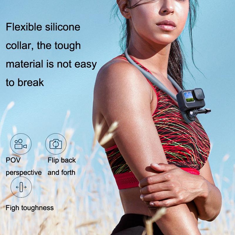Magnetic Halter Bracket For Action Cameras - Compatible With Gopro Hero11 / Hero9 / Dji Action 3 Standard - Te Hnb 001-1915198265998053380