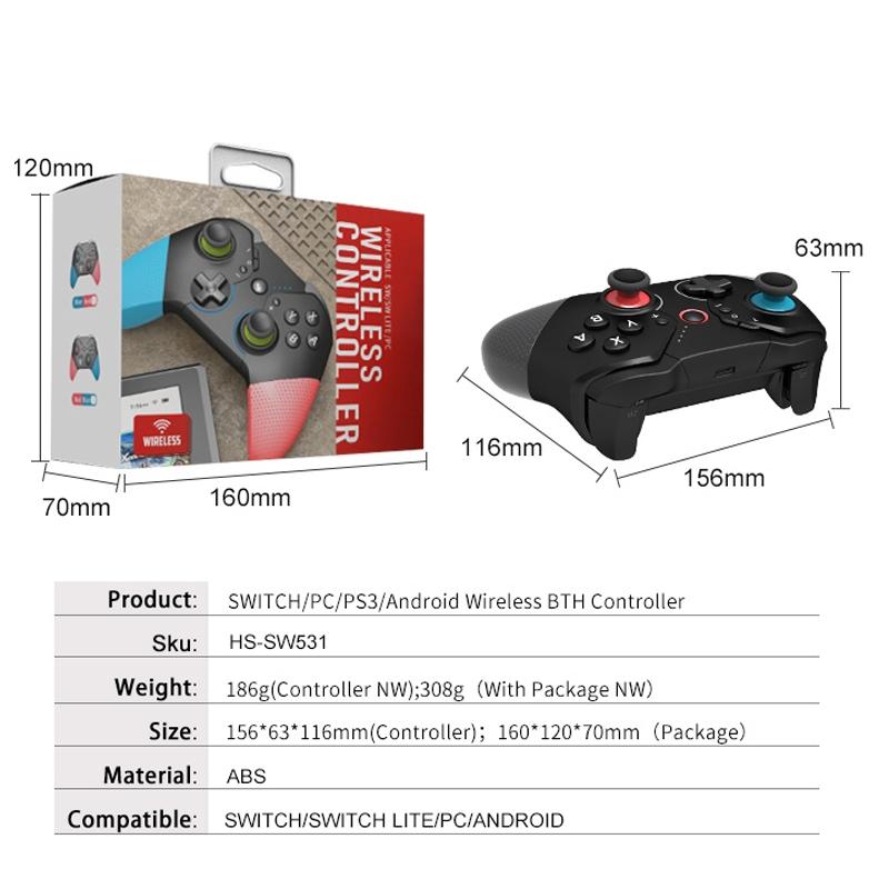 Wireless Game Handle For Nintendo Switch / Lite - Tooth Design-1915196864894996488