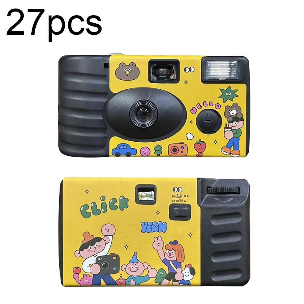 27 Retro Film Camera Stickers - Waterproof & Decorative-1915198254287556613