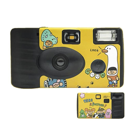 27 Retro Film Camera Stickers - Waterproof Cartoon Design-1915197020071661570