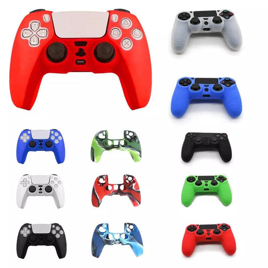 Camouflage Blue Silicone Case For Ps5 Controller - Protective Cover-1915197645157175297