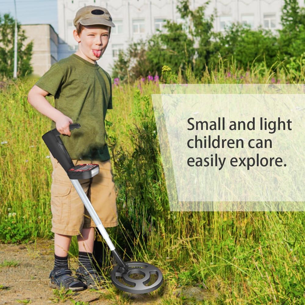 Kids Beach Metal Detector - Black-1922443393670189060