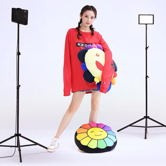 8 Three-Colour Temperature Flat-Panel Live Fill Light With 0.5M Bracket-1915197801302724609