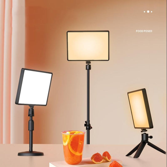 10 Flat-Panel Live Fill Light - Adjustable 3000-6500K Temperature-1915198295857303553
