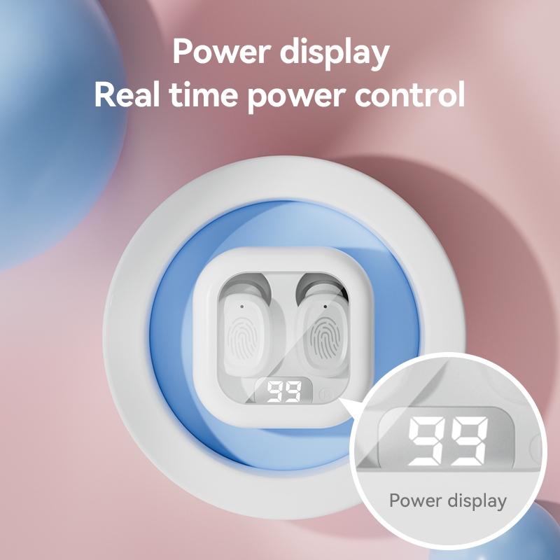 Black Wireless Earphones With Charging Case-1915198279411437571