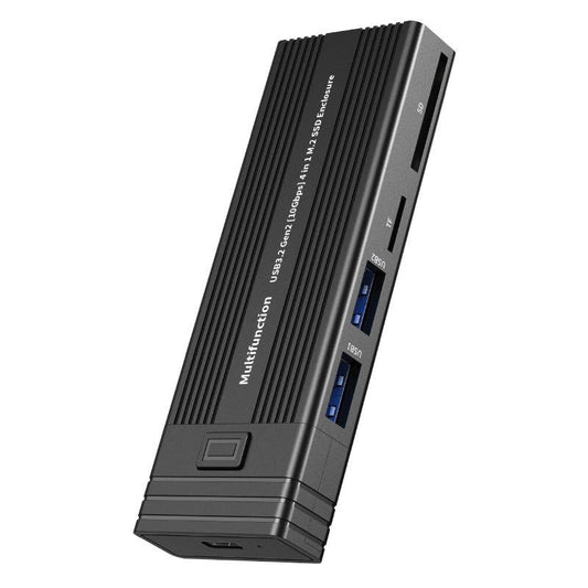Multi-Functional M.2 Ssd Enclosure With Usb Hub-1915196945354330113