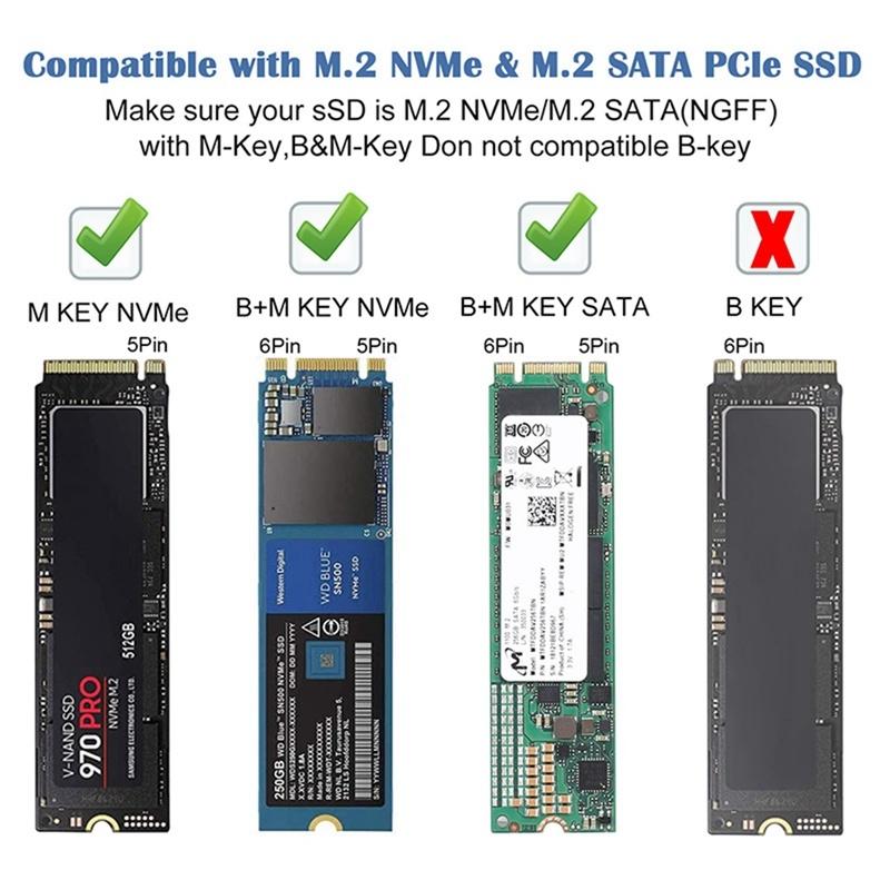 Multi-Functional M.2 Ssd Enclosure With Usb Hub-1915196945354330115