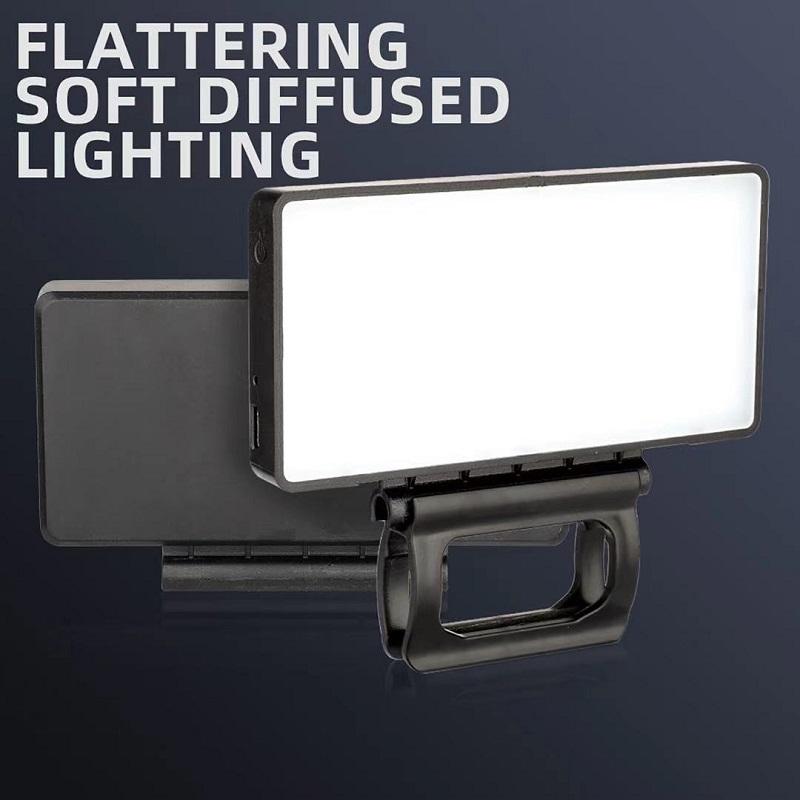 Adjustable Outdoor Phone Fill Light - Monochrome White-1915198257563308039