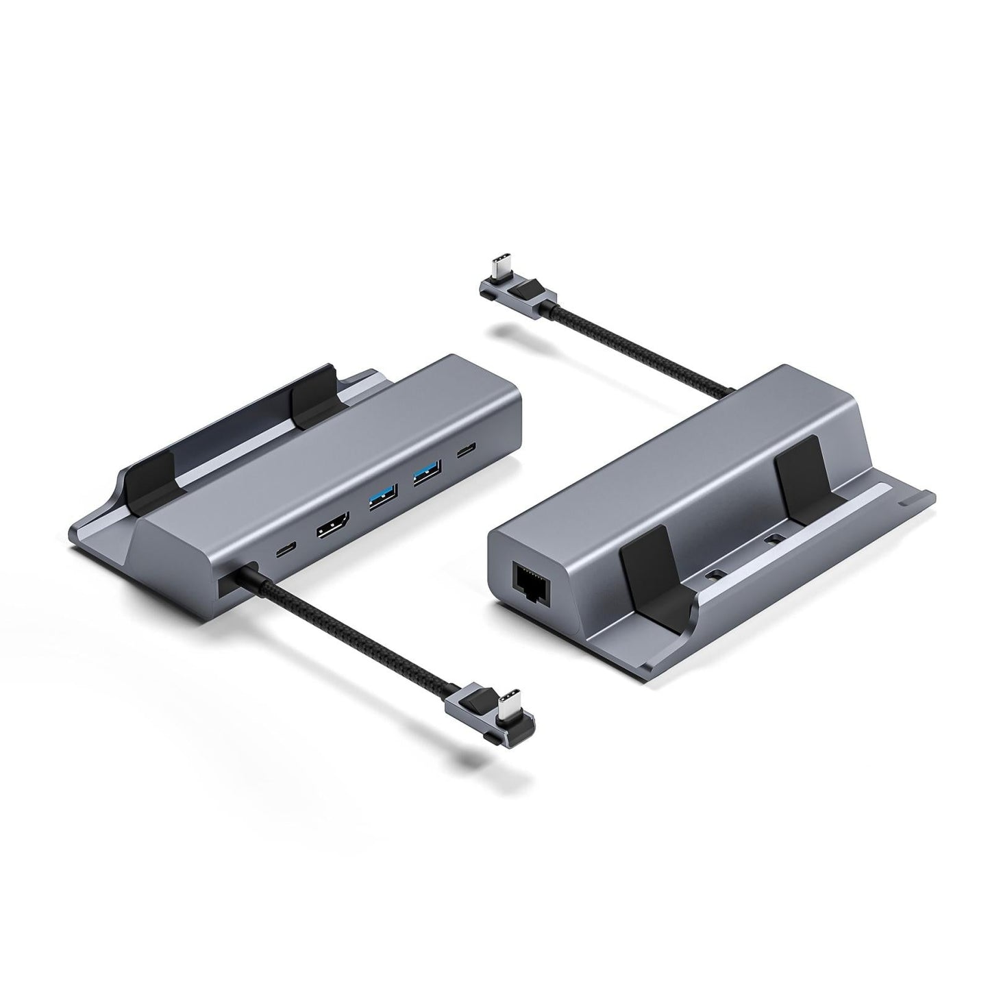 6-In-1 Docking Station For Steam Deck With Hdmi Rj45 Usb 3.0 Usb-C Pd 100W-1915197237491798017
