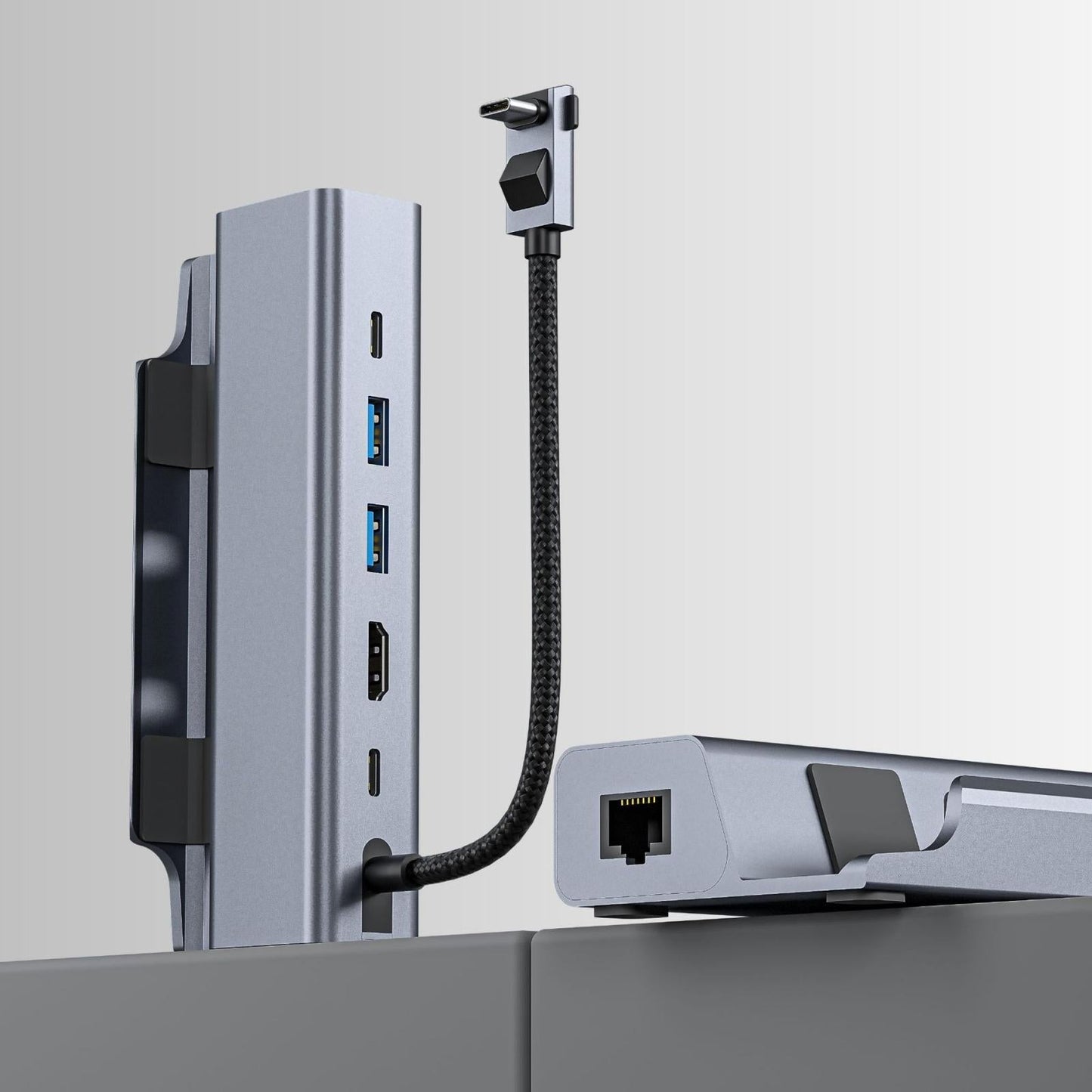 6-In-1 Docking Station For Steam Deck With Hdmi Rj45 Usb 3.0 Usb-C Pd 100W-1915197237491798020