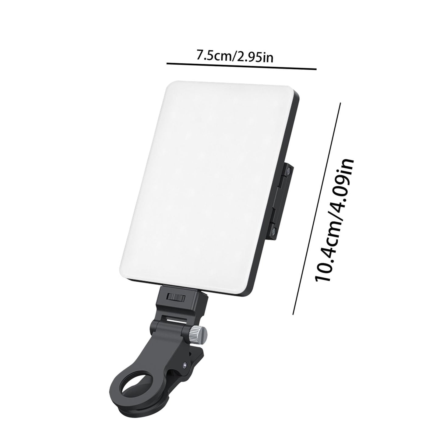5W Mobile Phone Fill Light With Screen For Live Broadcast And Pocket Light-1915198359304540162