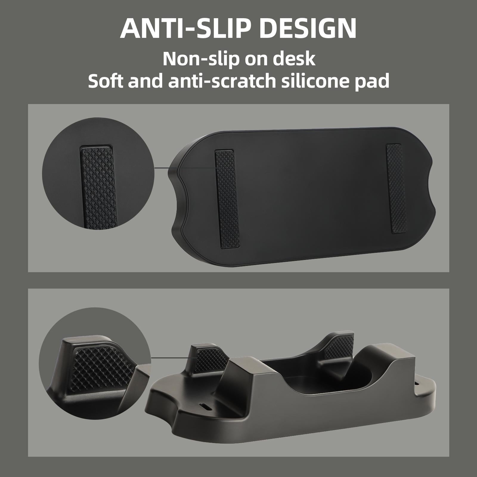 Steam Deck Console Base With Mobile Phone Bracket - Black-1915196969068924931