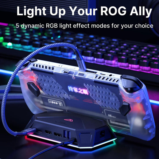 Jsaux Rgb Transparent Back Plate For Asus Rog Ally Console With Tool-1915198415831175170