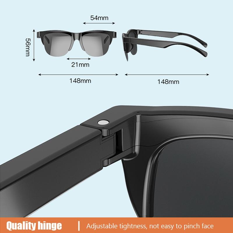 Bluetooth 5.3 Smart Sunglasses With Wireless Headset And Anti-Glare Protection-1915198294963916801