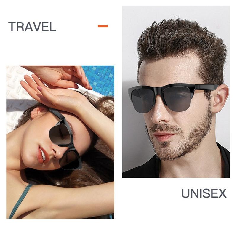 Bluetooth 5.3 Smart Sunglasses With Wireless Headset And Anti-Glare Protection-1915198294963916805