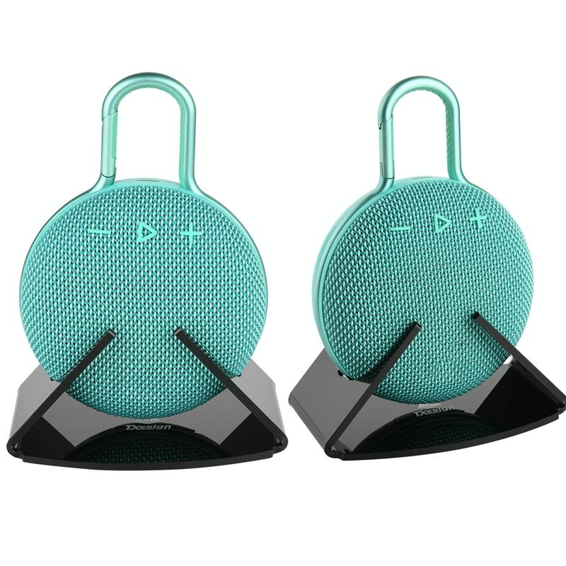 Acrylic Desktop Stand For Jbl Clip 3 / 4 Speaker - Black-1915196909283315716