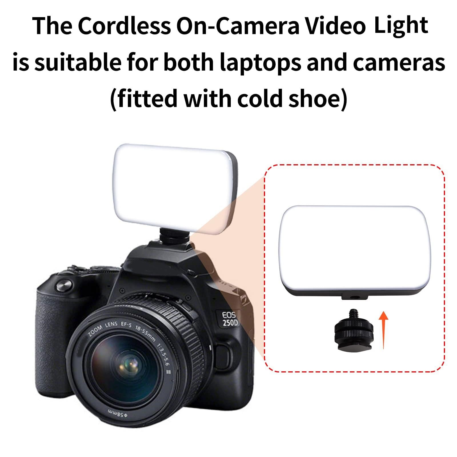 Rechargeable Video Conference Lighting - Three Colour Temperature Dimming-1915198046845669380