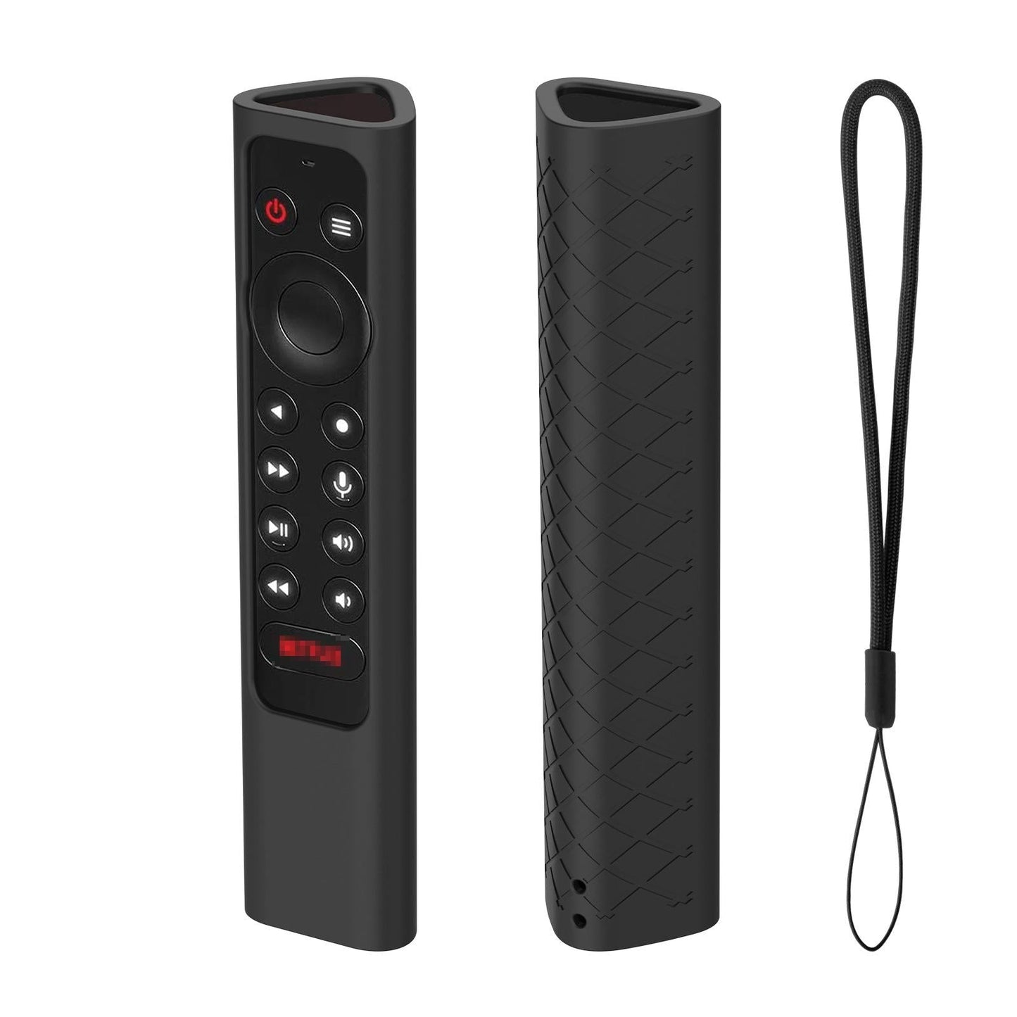 Silicone Case With Lanyard For Nvidia Shield Tv Pro - Black-1915196843139141640